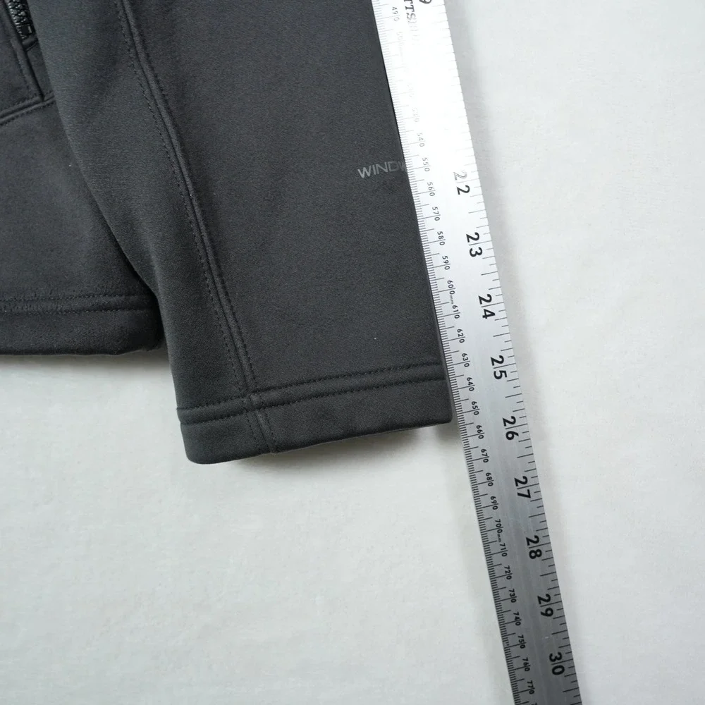 The North Face Apex Risor WindWall Softshell Hooded Jacket Mens L Black NF0A3Y34